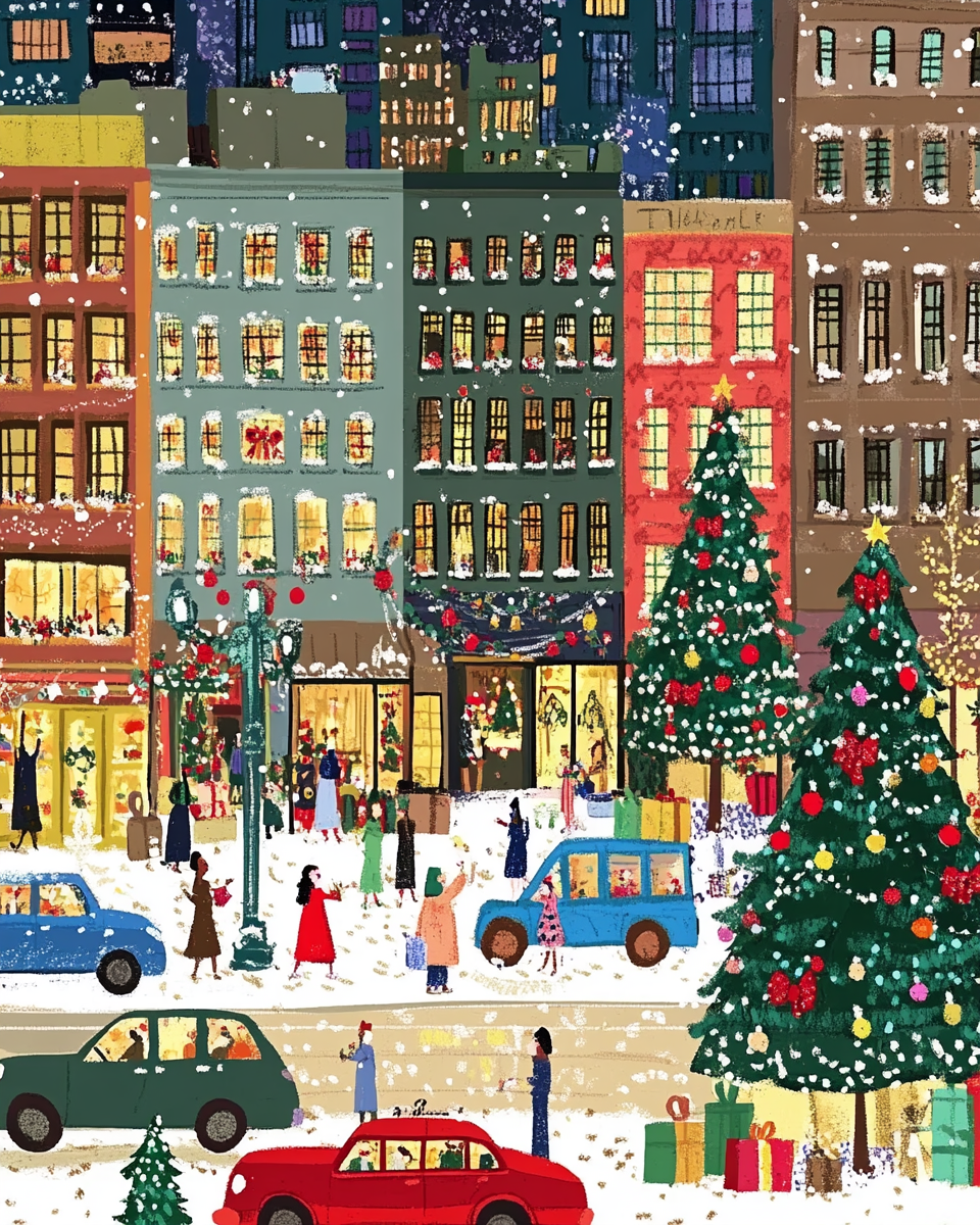 Christmas Snow Scenery Paint by Numbers #20