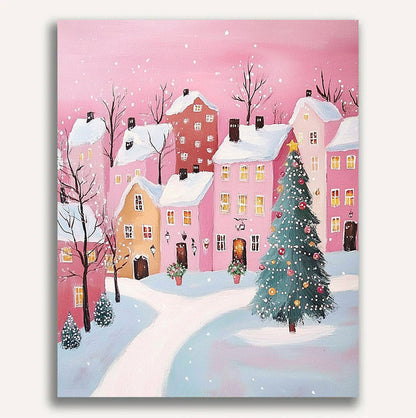 Christmas Snow Scenery Paint by Numbers #21