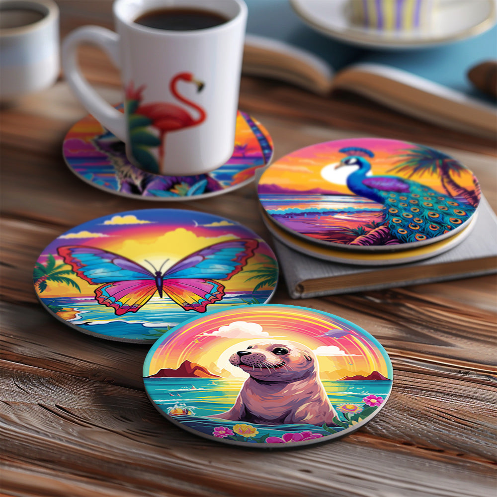 Paint by Numbers Coasters #7