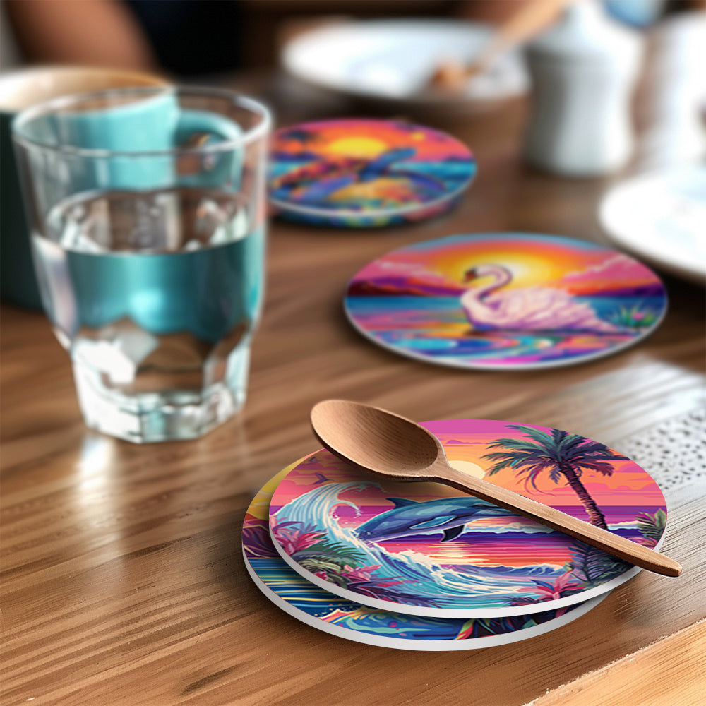 Paint by Numbers Coasters #5