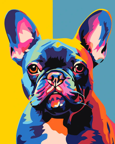 abstract bulldog