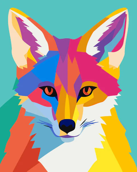 abstract fox