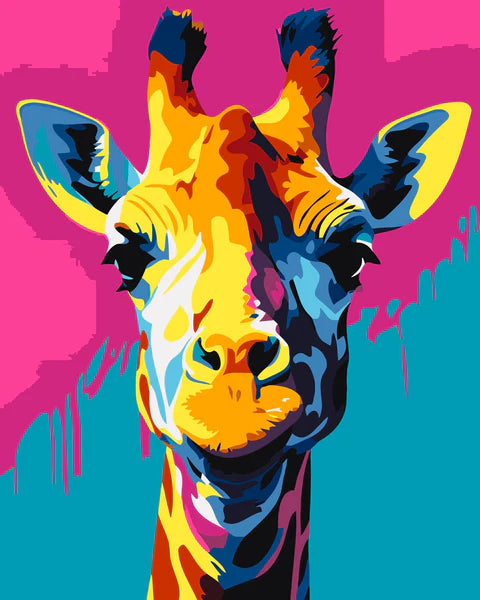 abstract giraffe