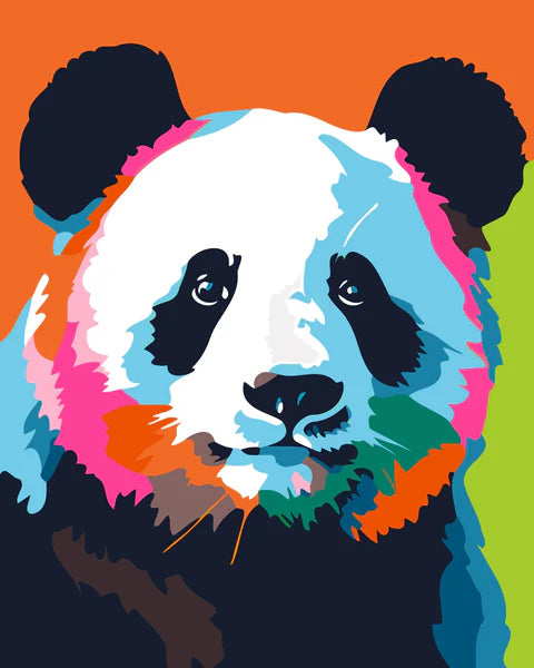 abstract panda