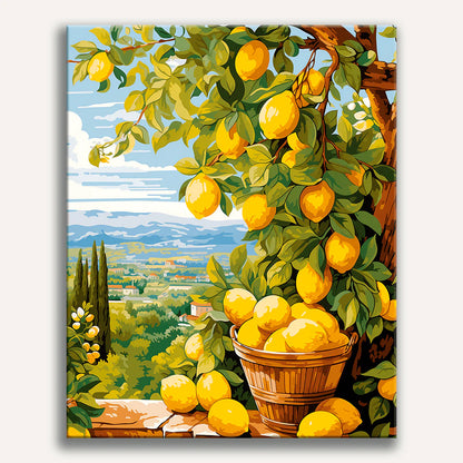 Bounty Lemons Paint By Numbers