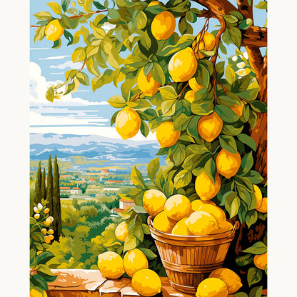 Bounty Lemons Paint By Numbers