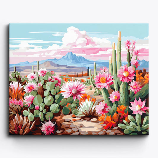 Cactus Kit Paint by Numbers