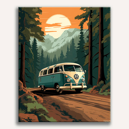 Camping Trip Paint by Numbers