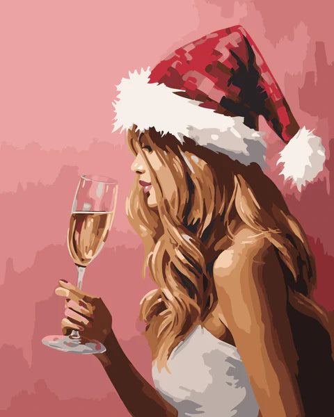 christmas champagn