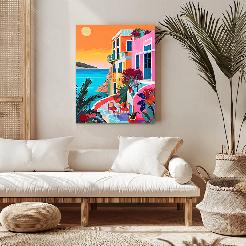 "Colorful City" Paint by Numbers #5