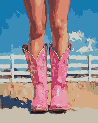"Ciudad colorida" Pintura por números n.° 1 