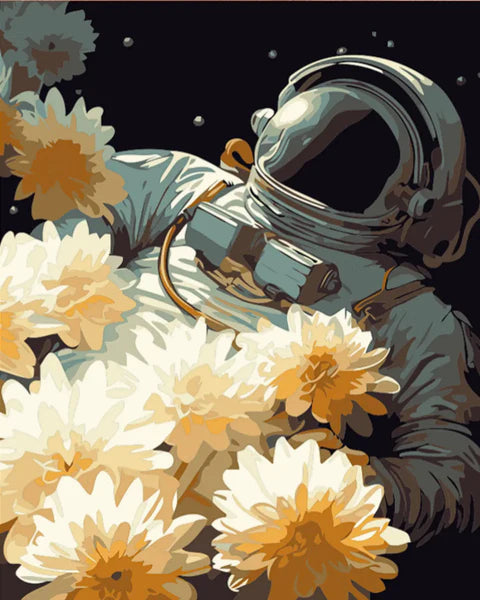 floating in dahlias
