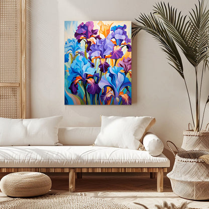 "Colorful Flowers" Paint by Numbers #5