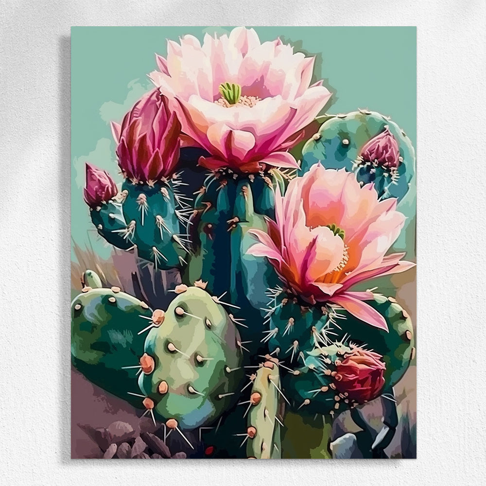 Flores de colores: pintura por números n.° 16 