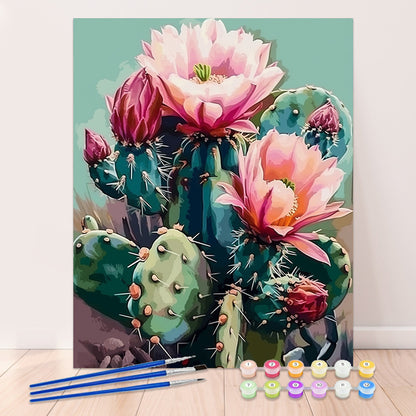 Flores de colores: pintura por números n.° 16 