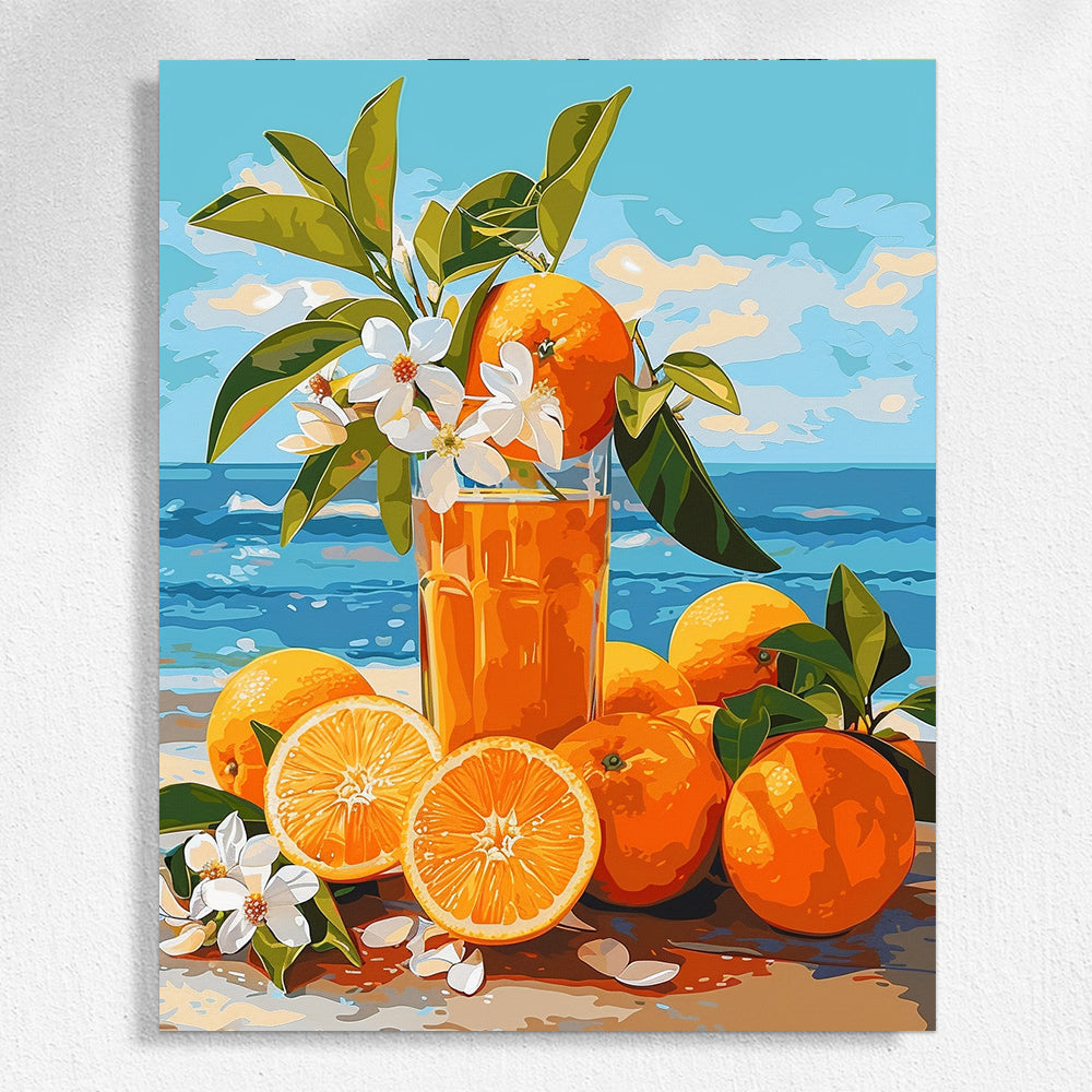 Pintura por números "Frutas de colores" n.° 9 