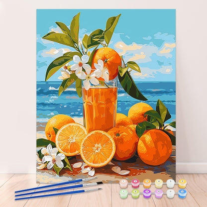 Pintura por números "Frutas de colores" n.° 9 