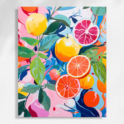 Pintura por números "Frutas de colores" n.º 4 