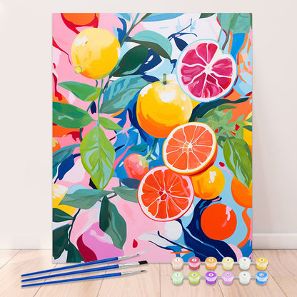 Pintura por números "Frutas de colores" n.º 4 