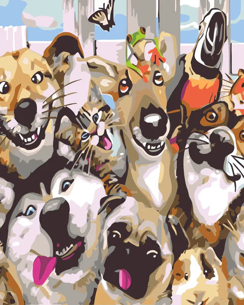 happy friends
