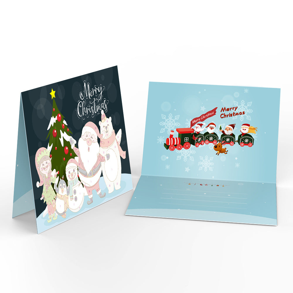 Paint by Numbers Christmas Card#1