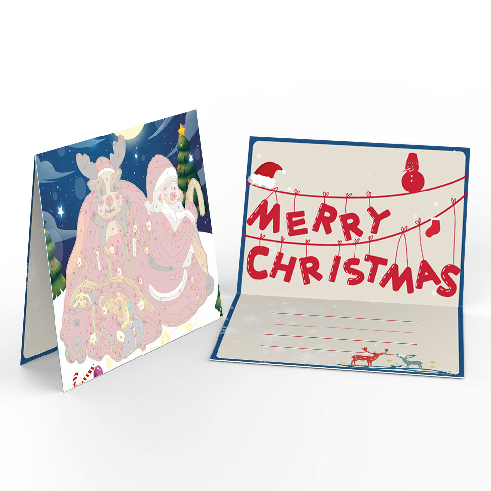 Paint by Numbers Christmas Card#4