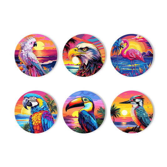 Paint by Numbers Coasters #1