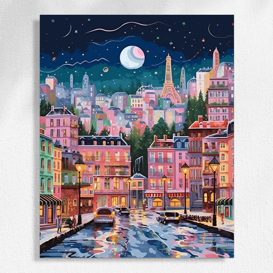 Christmas Snow Scenery Paint by Numbers #29