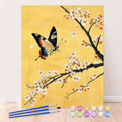 Plum Blossom & Butterfly