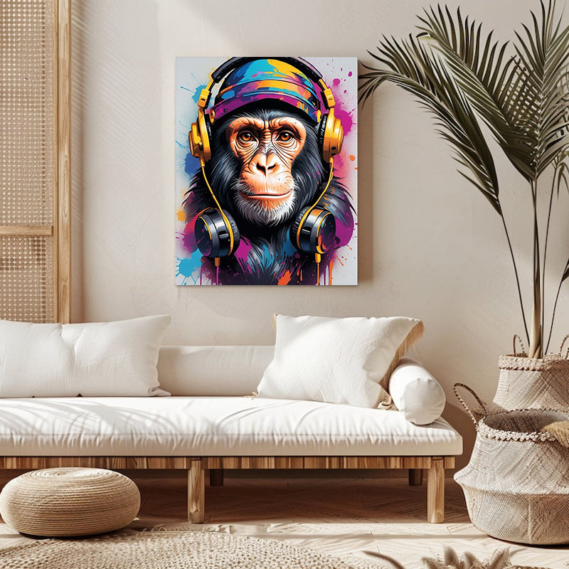 "Ciudad colorida" Pintura por números n.° 1 