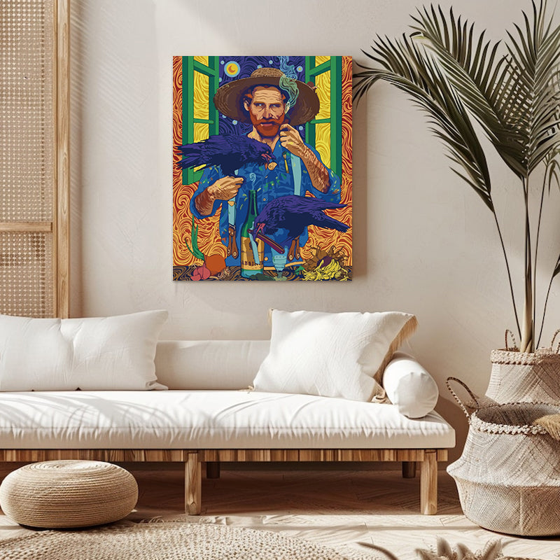 "Ciudad colorida" Pintura por números n.° 1 
