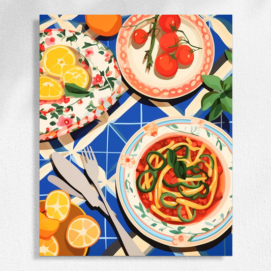 Vegetable Pasta: A Colorful Taste of Art