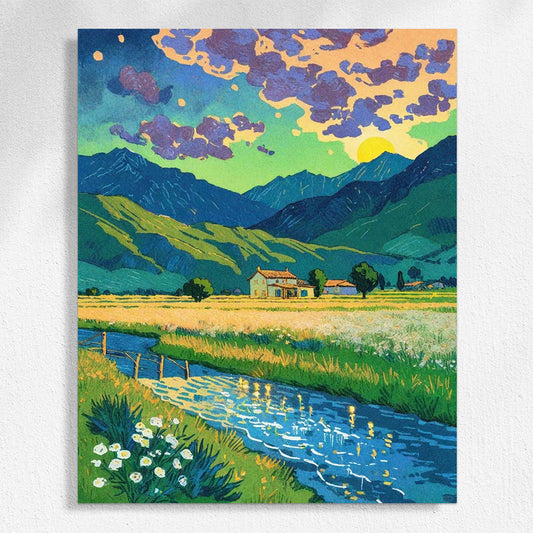 Return to Nature – Paint by Numbers Kit | Serene Nature DIY for Calm & Clarity | Paintbyart