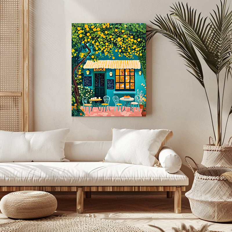 "Ciudad colorida" Pintura por números n.° 1 