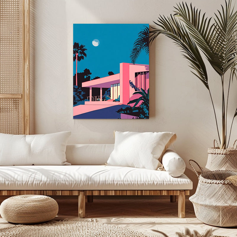 "Ciudad colorida" Pintura por números n.° 1 