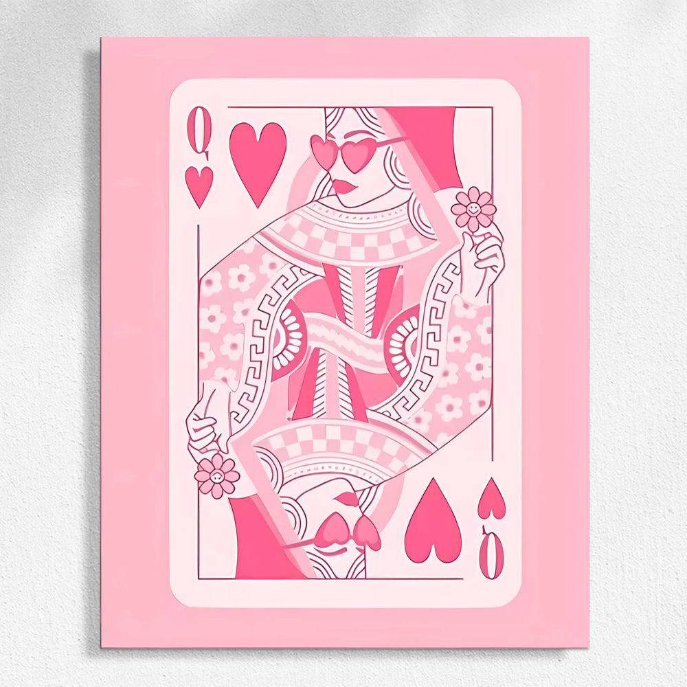 Pink Poker Paint By Numbers #10