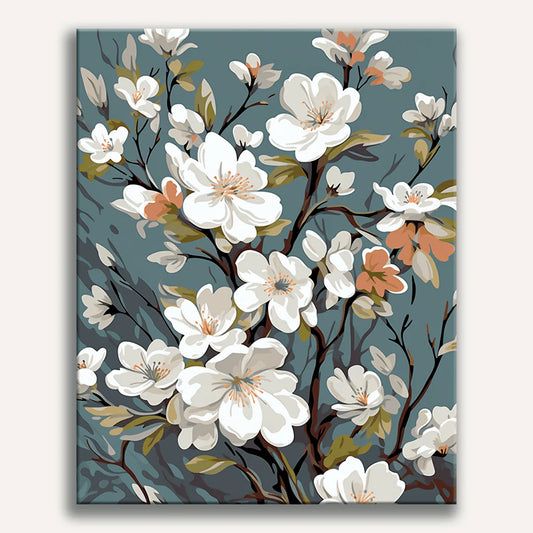 Spring Blossom Tapestry Paint by Numbers