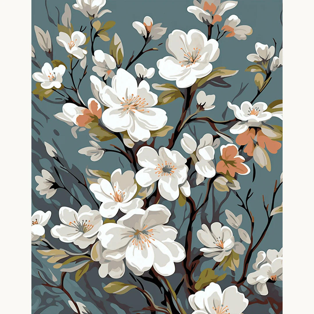 Spring Blossom Tapestry Paint by Numbers