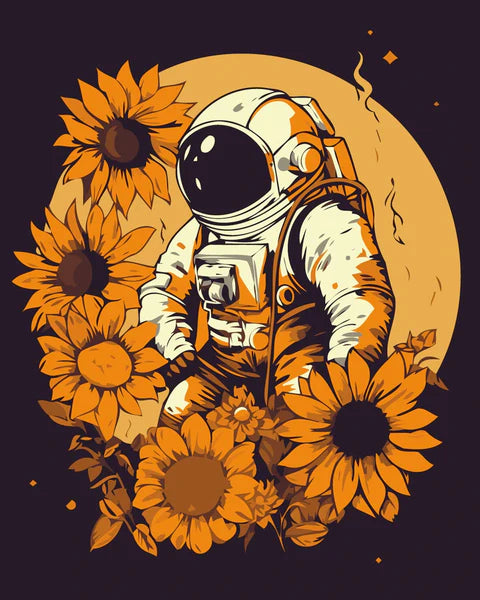 sunflower astronaut